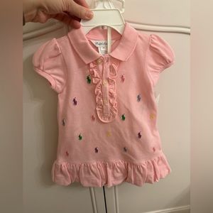 Baby girls Ralph Lauren Pink Dress 9M NWT